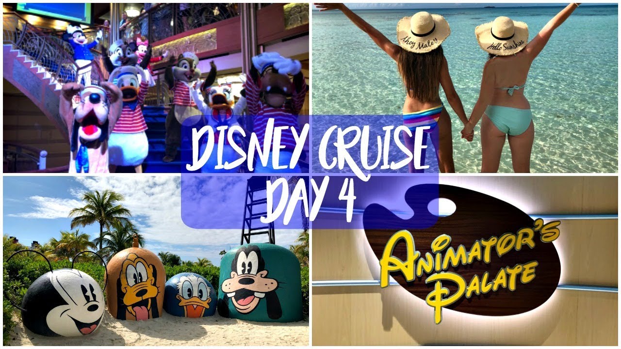 Disney Dream Cruise Bahamas February 2018 | Day 4 - Castaway Cay & Animators Palette