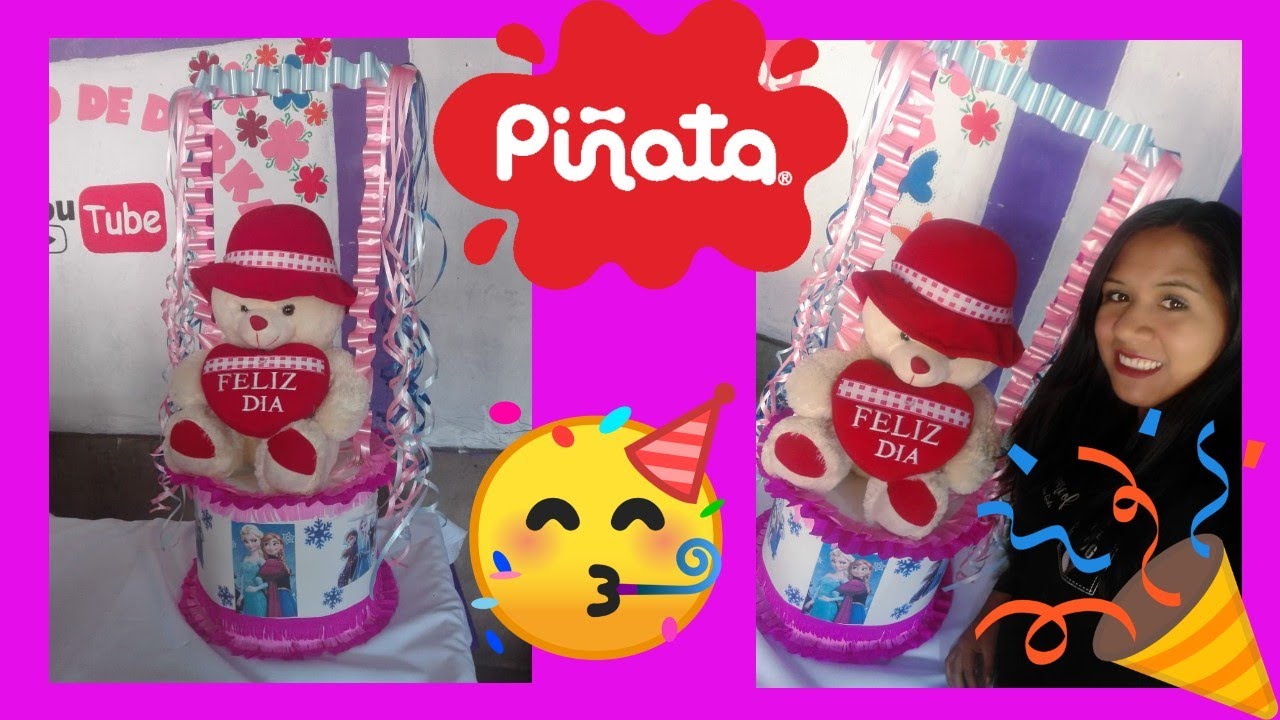 🎊 COMO hacer una PIÑATA sin GASTAR DINERO🎉 Personalizada.✂️