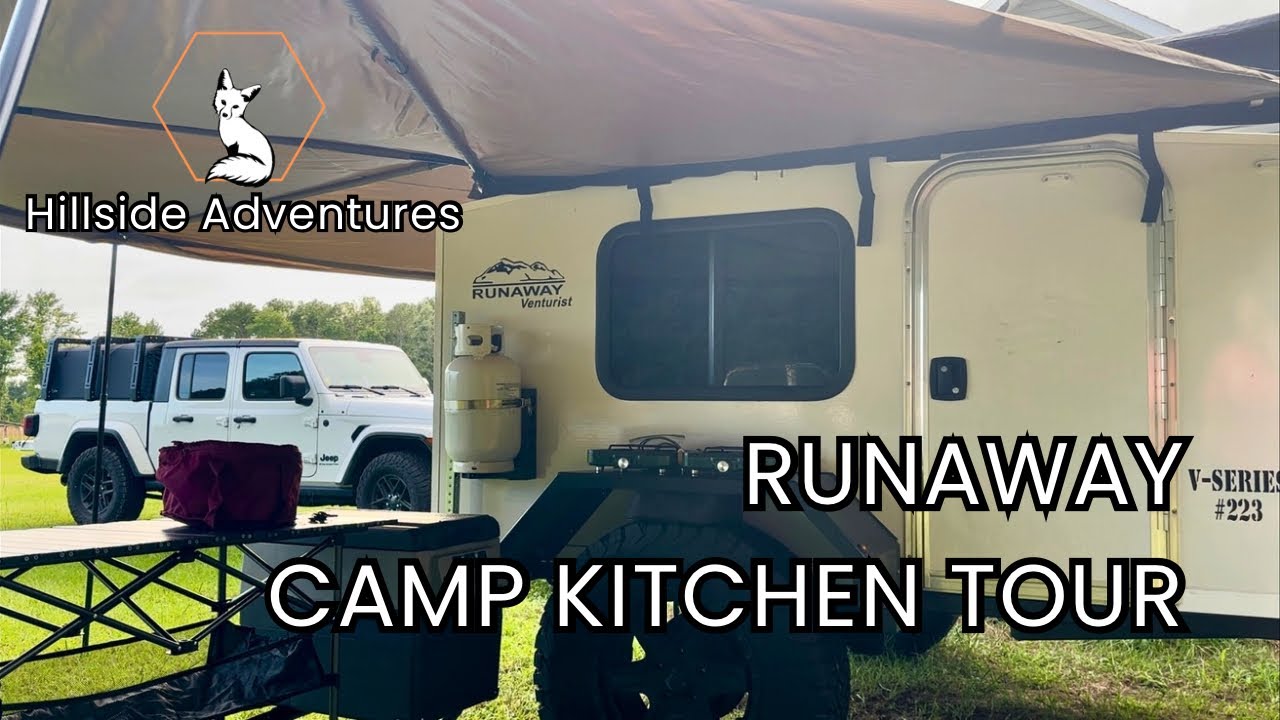 Camp Kitchen Setup Walkthrough | Runaway Venturist Overland Cooking Gear Tour