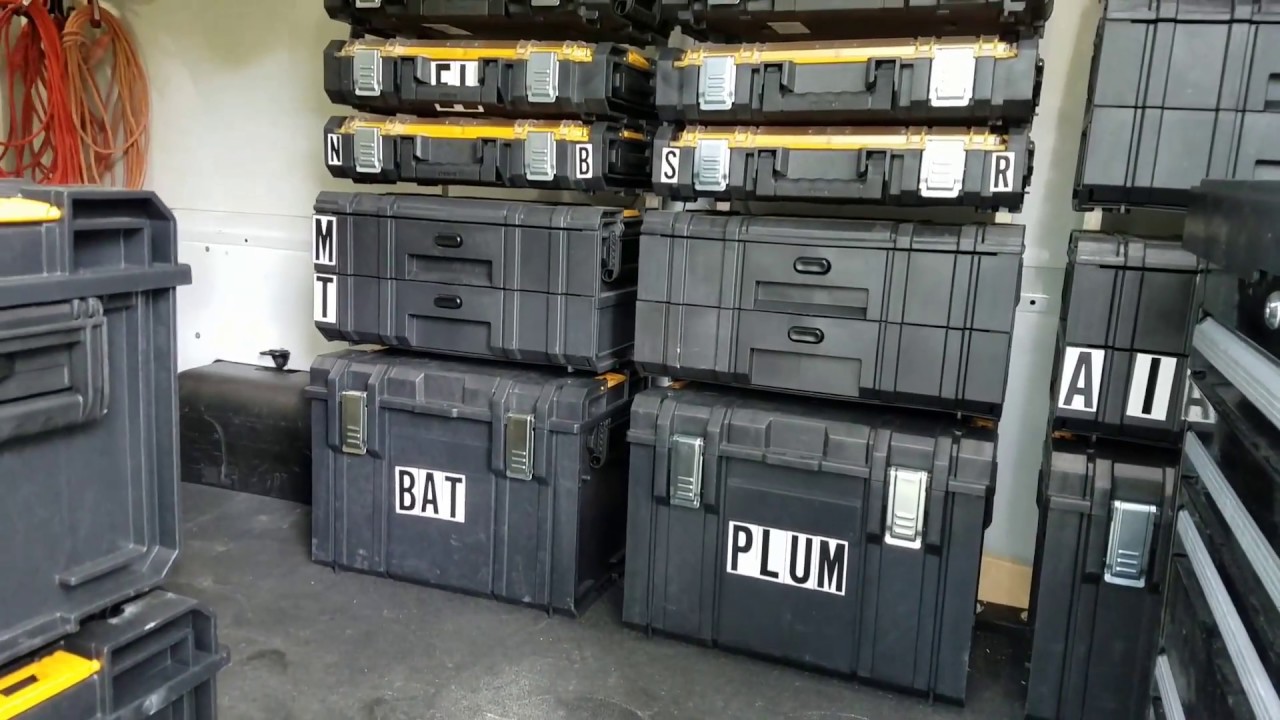 Dewalt Tough System Custom Van Racking 2016 Transit 250