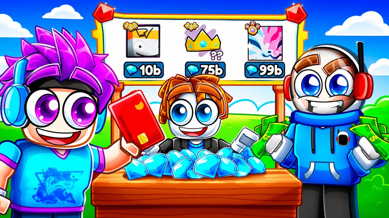 Race to Buy the RAREST Pet In Every Server in Pet Sim 99!
