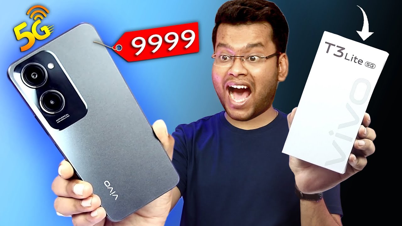 vivo T3 Lite 5G Unboxing and Review | vivo T3 Lite Camera Sample, Gaming Test | vivo T3 Lite 5G