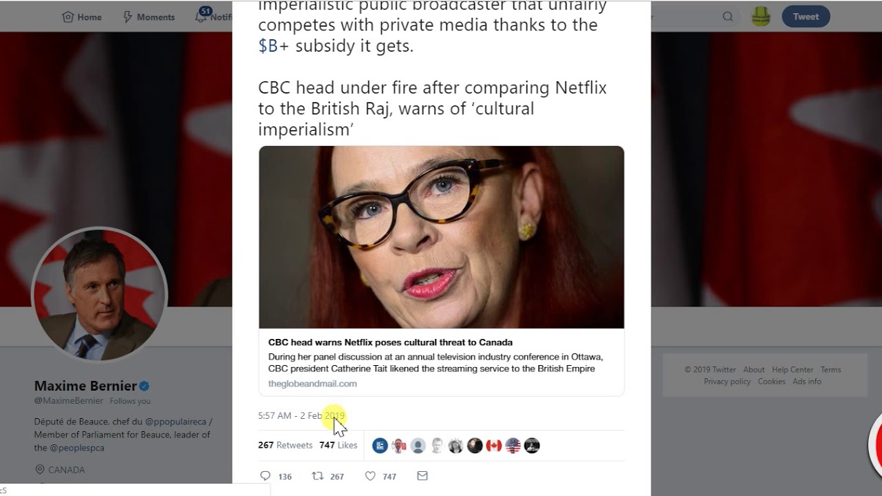 A Heritage Minute Controversy and A Bernier Twitter Roundup!