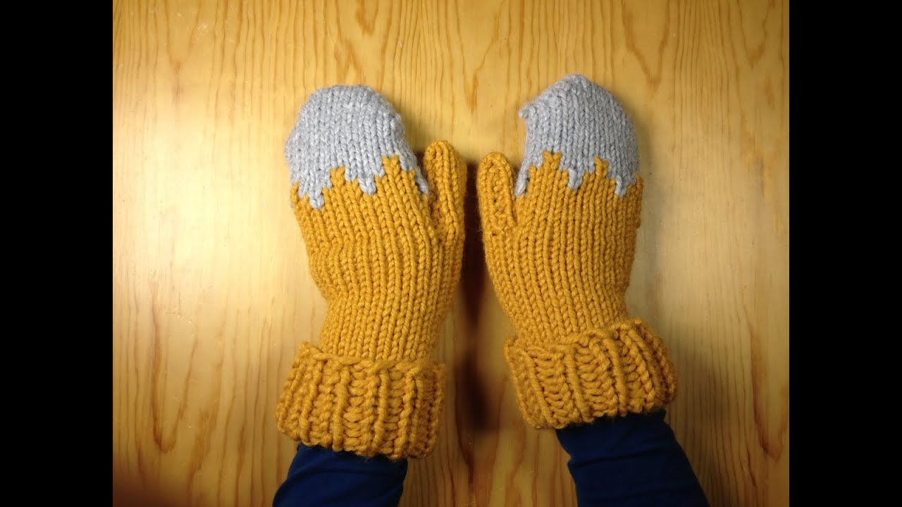 Cómo tejer en telar unos guantes manoplas (Tutorial DIY)