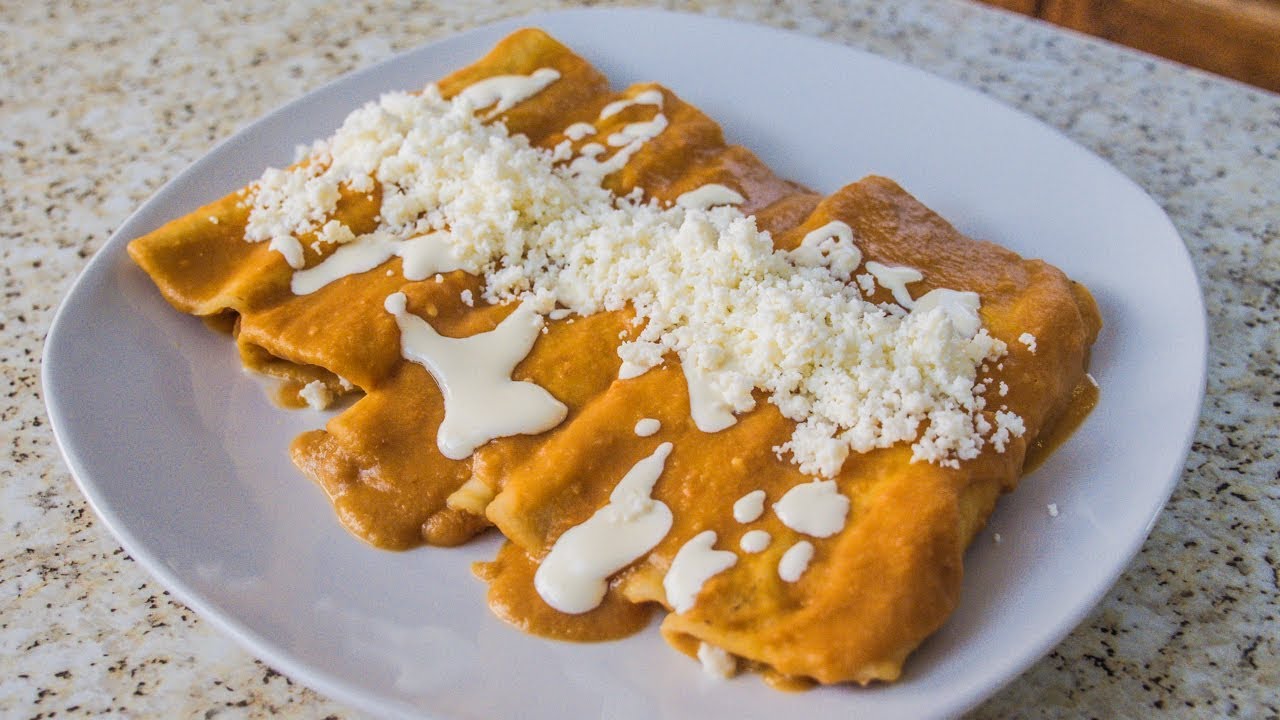 Enfrijoladas De Queso | Recetas Mexicanas Faciles