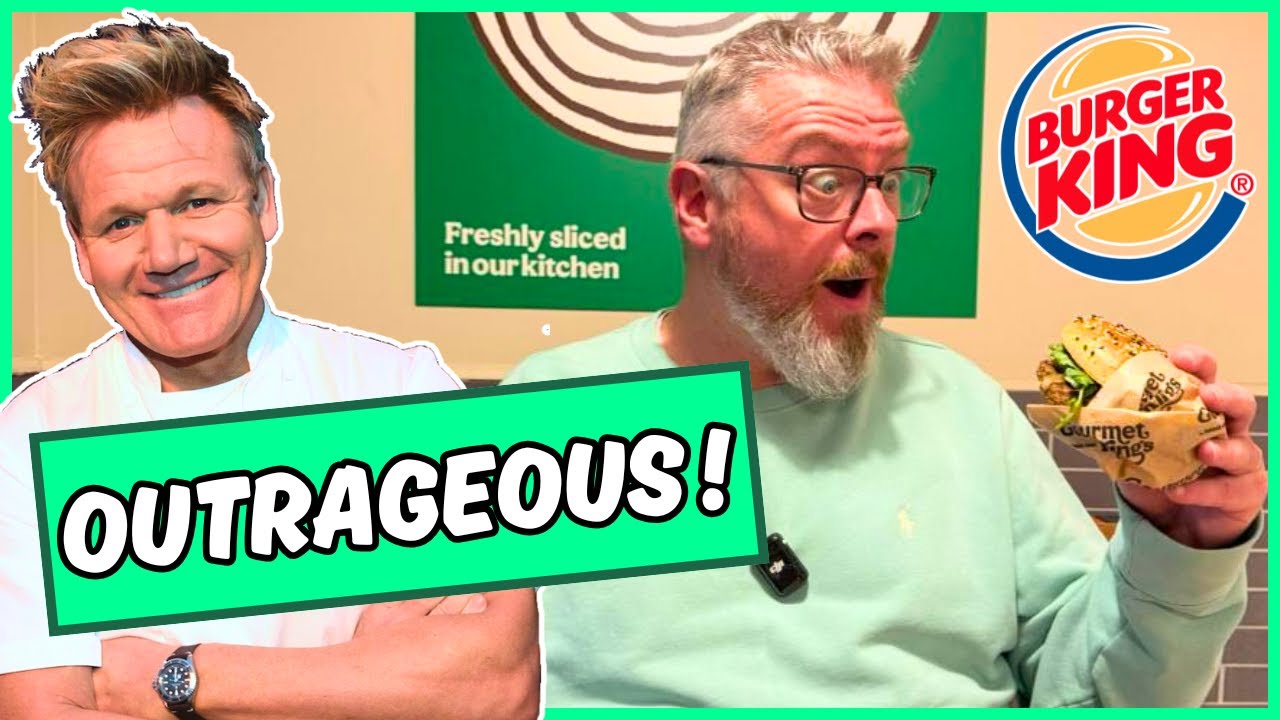 The GORDON RAMSAY WAGYU BURGER At BURGER KING Reviewed!