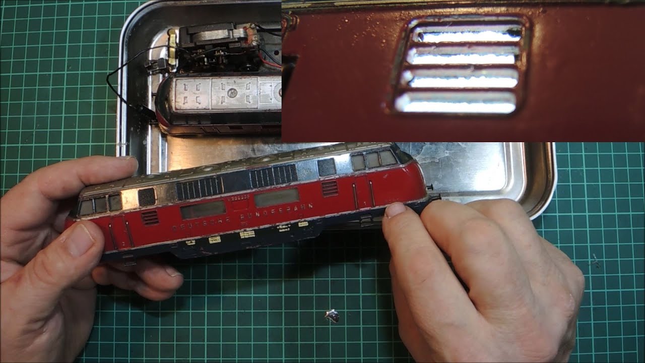 Märklin analog - Lok V200 als 3021 von 1957 aus Einzelteilen zusammengebaut