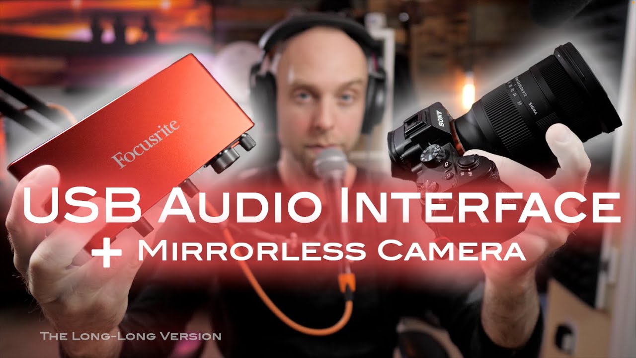 XLR-микрофон в Sony A7iv (или любую беззеркальную камеру) &mdash; с аудиоинтерфейсом USB
