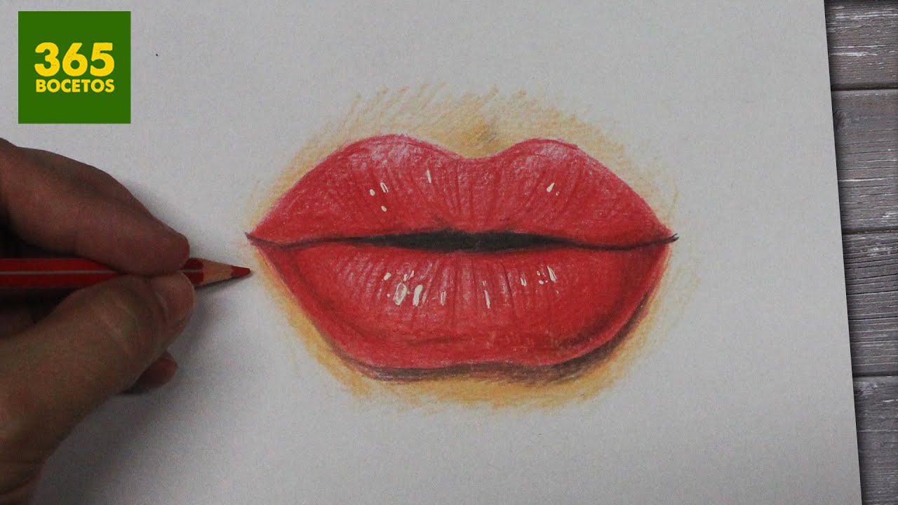COMO DIBUJAR UNA BOCA REALISTA - COMO DIBUJAR UNA BOCA SENSUAL