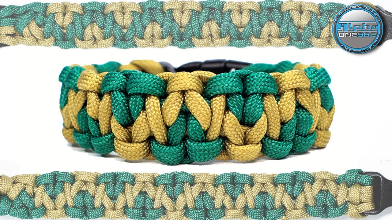 How To Make a Paracord Bracelet Solomons Mountain Paracord Bracelet Tutorial DIY