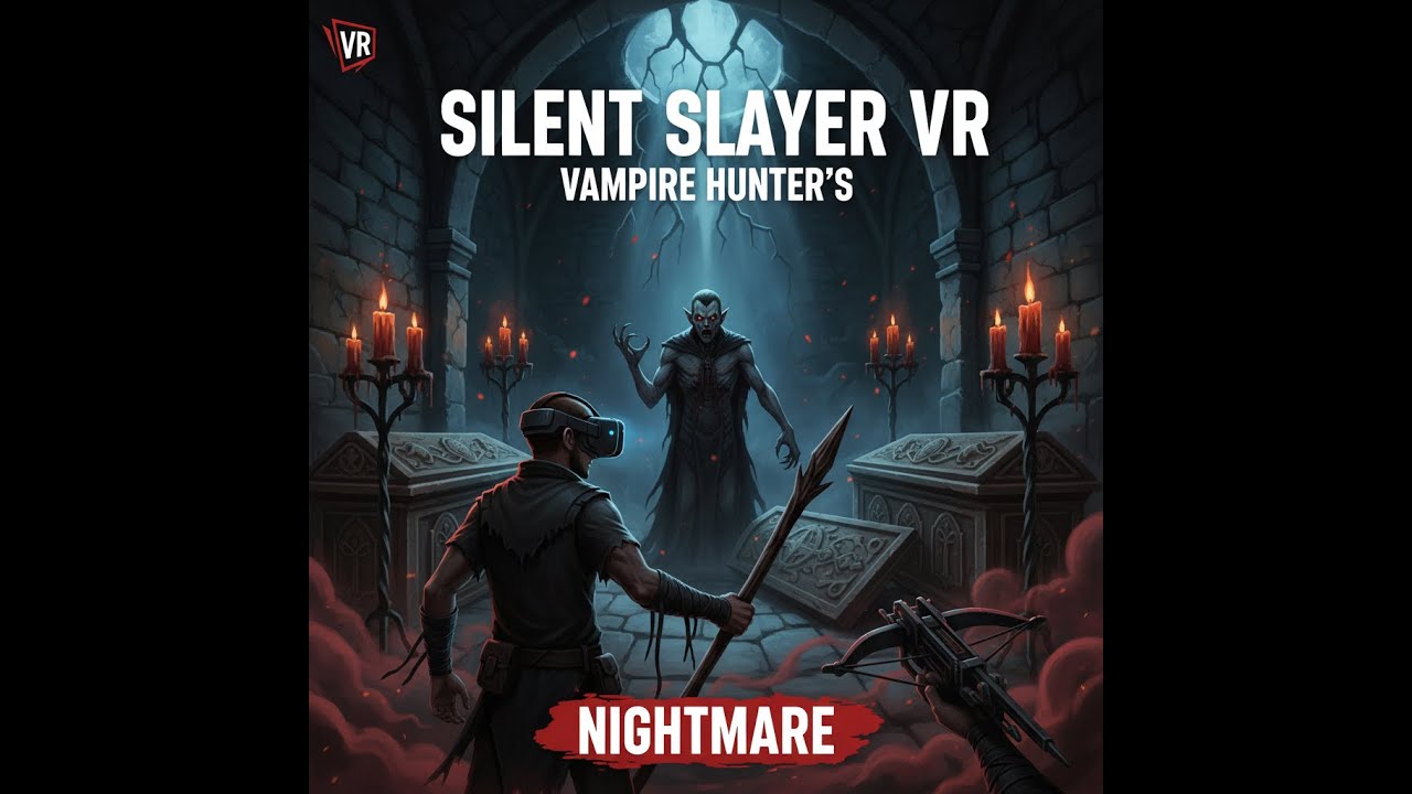 🔴 LIVE  Silent Slayer VR   Vampire Hunter's NIGHTMARE! First Person Scares & Beginner Tips 🧛 ♂️