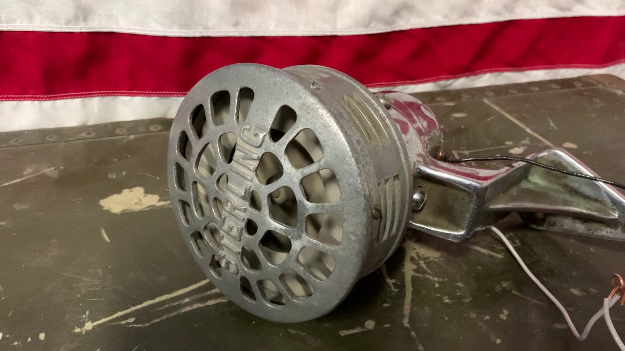 SOLD Vintage Sterling Fire Truck Siren For Sale On eBay SOLD