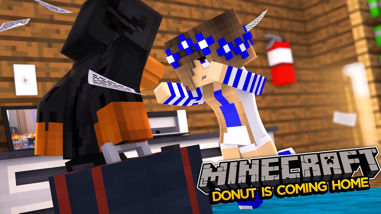 Minecraft-DONUT MOVES HOME TO THE MAGICAL KINGDOM!!