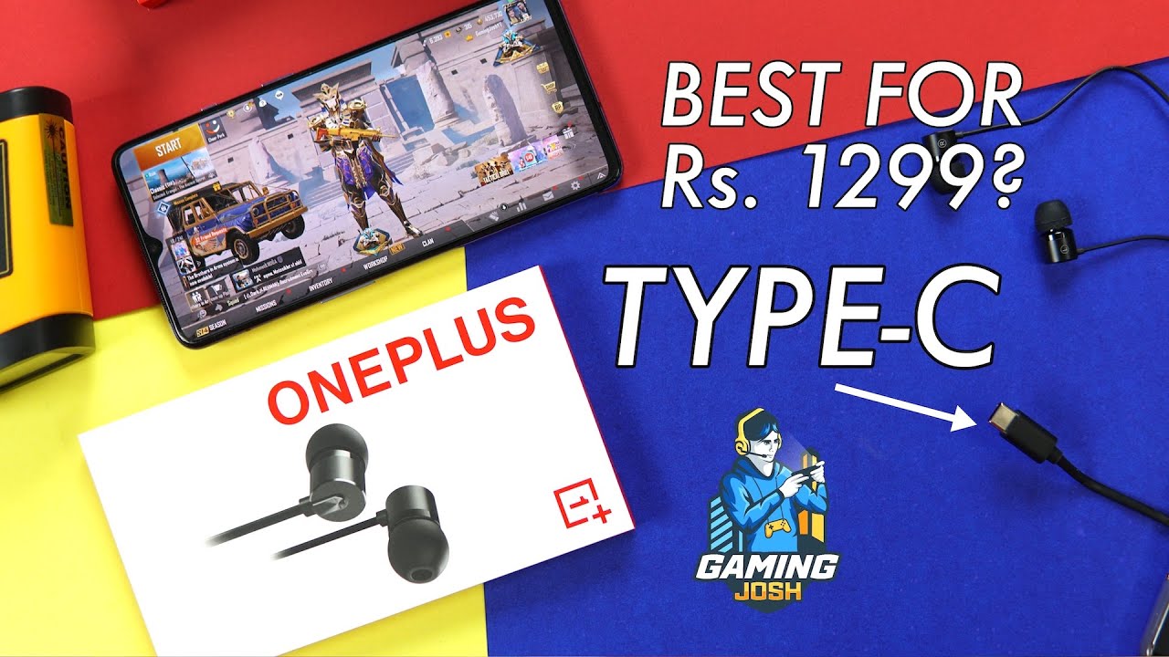OnePlus Type-C Bullets Earphones - Best in class gaming ke liye? | Gaming Josh