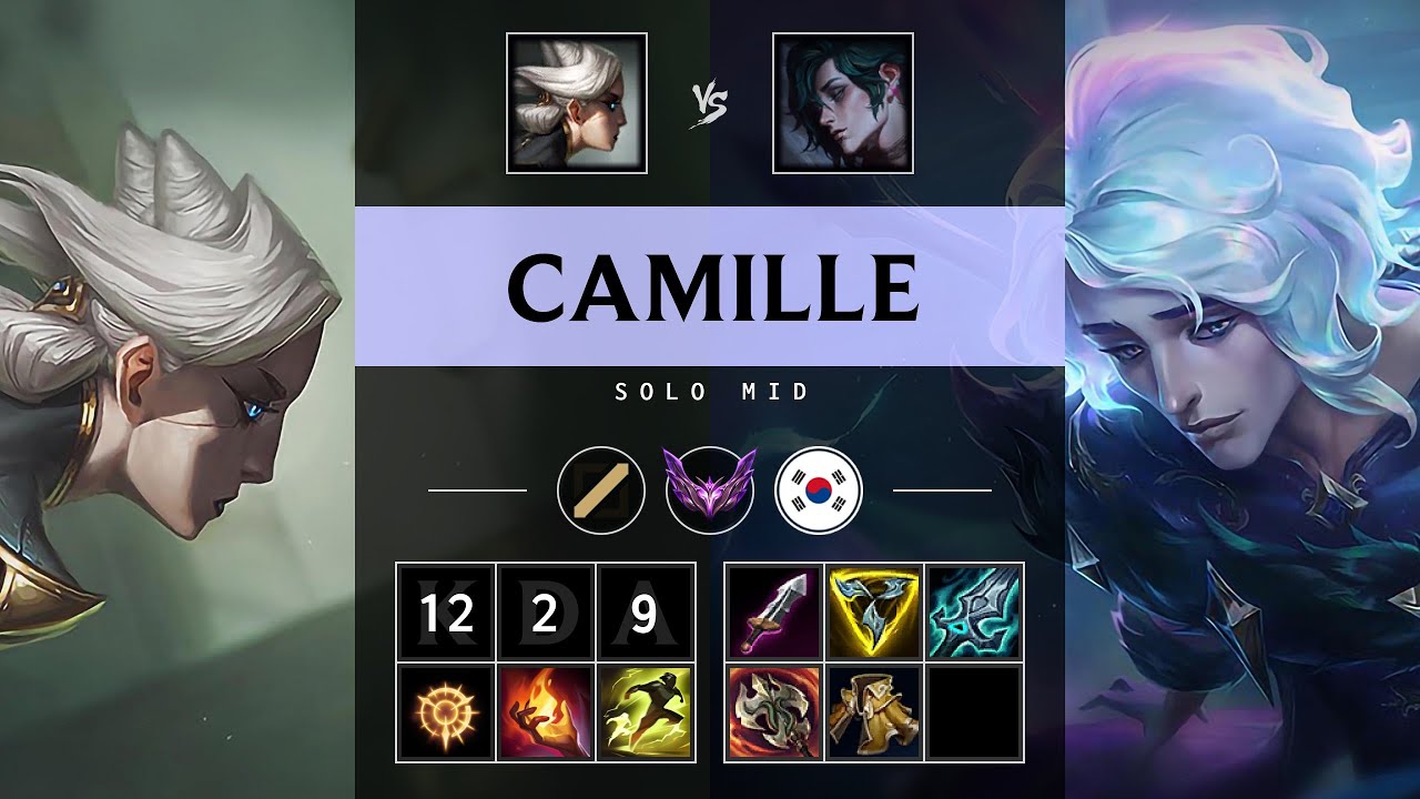 Camille Mid vs Hwei - KR Master Patch 25.08