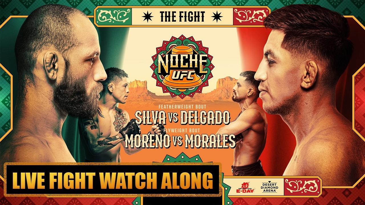 UFC Noche Live Fight Watch Along Jean Silva vs Jose Delgado