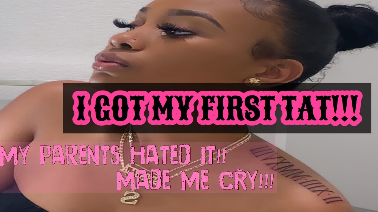 I GOT A TATTOO!! MY PARENTS DIDN’T LIKE IT & MADE ME CRY!! *NOT CLICKBATE*