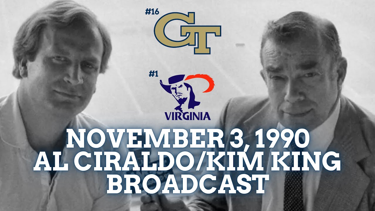 1990 #16 Georgia Tech @ #1 Virginia | FULL GAME SYNCED WITH RADIO BROADCAST