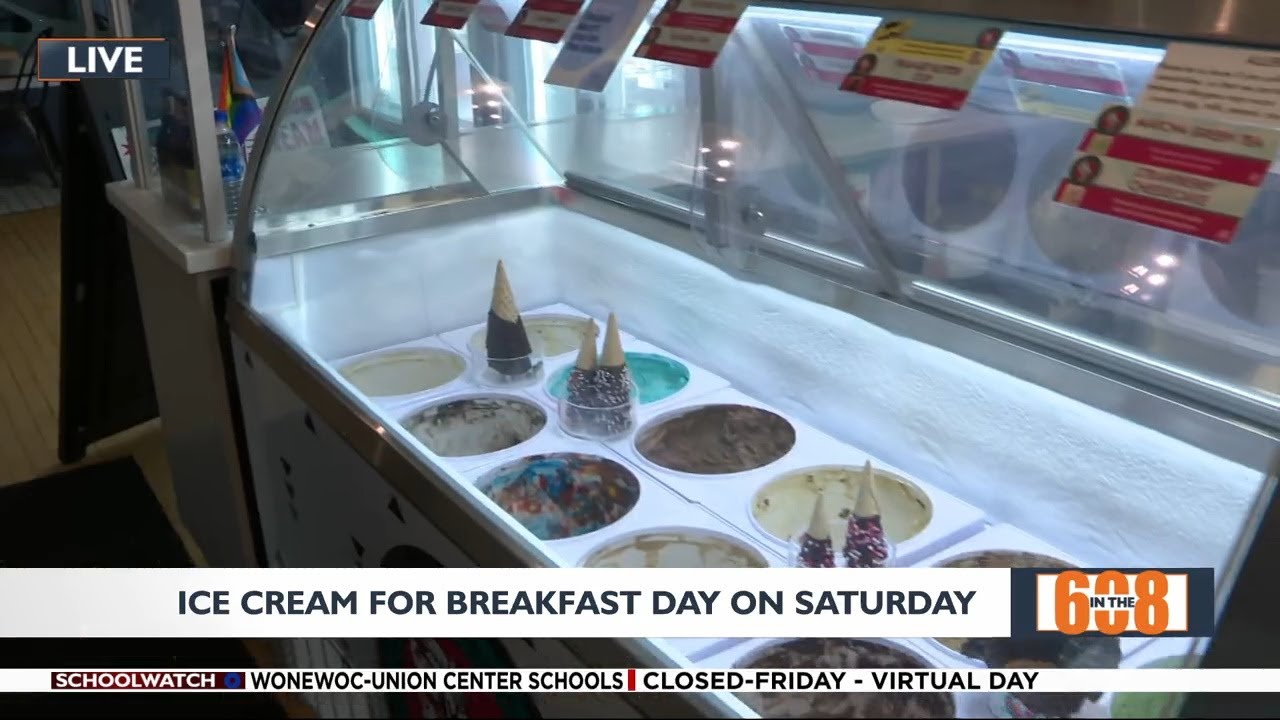 In the 608: National Ice Cream for Breakfast Day at Chocolate Shoppe