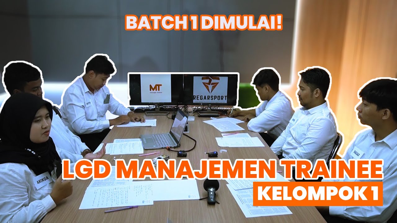 LGD MANAJEMEN TRAINEE REGARSPORT BATCH 1 DIMULAI! KELOMPOK 1 BAHAS STRATEGI MARKETING