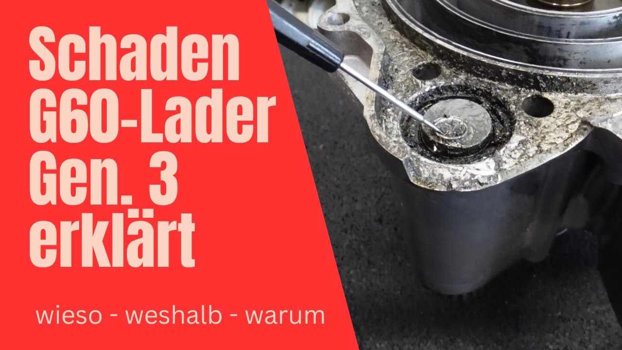 G60 Lader / G-Lader Schaden Gen. 3 - Analyse Ursache