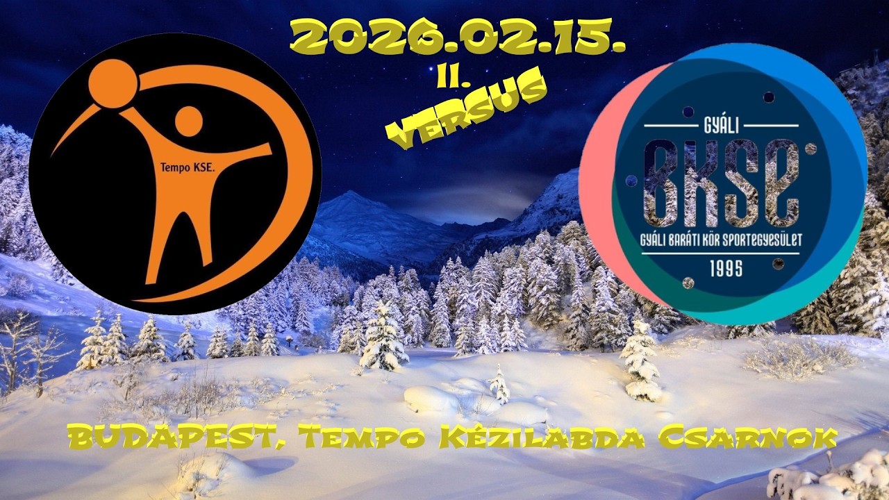 20260215 Tempo KSE - Gyáli BKSE FU16  II. félidő