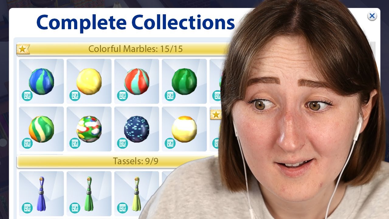 I completed EVERY COLLECTION in The Sims 4: For Rent