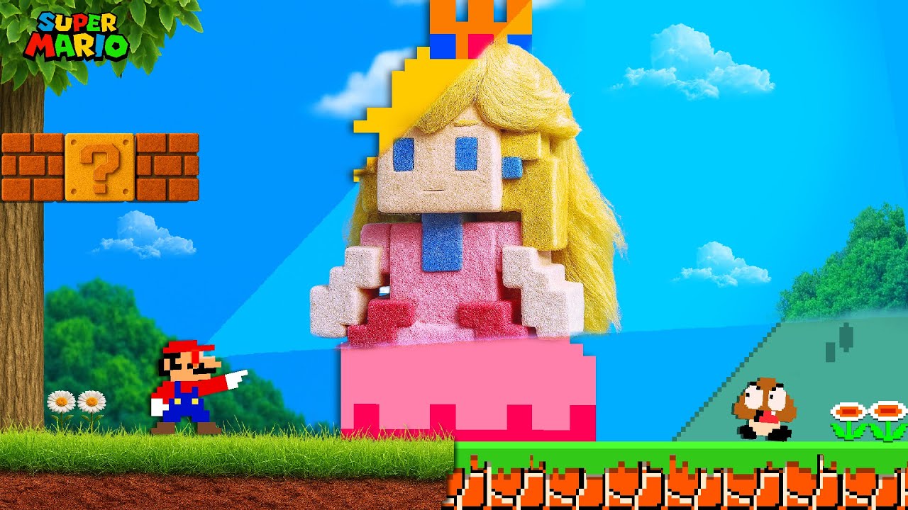 What if Mario Has REALISTIC VISION in Super Mario Bros.?