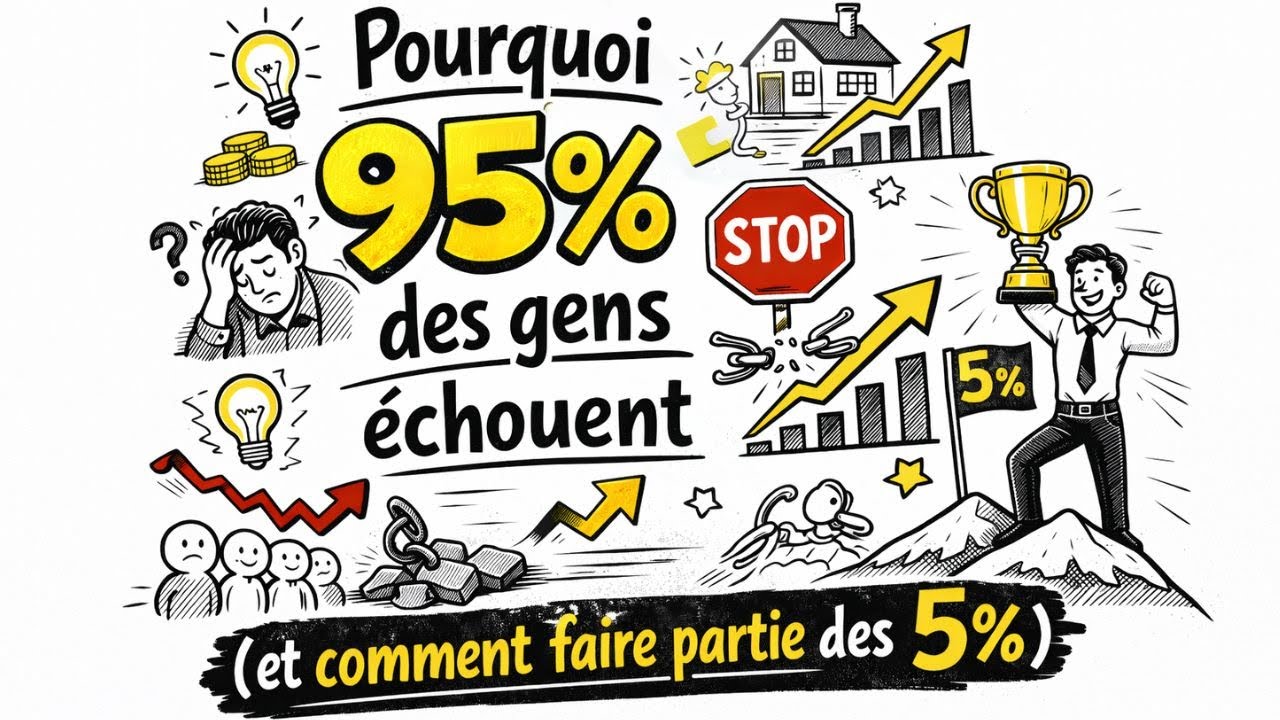 Pourquoi 95 % des gens échouent (et comment entrer dans les 5 % qui réussissent)