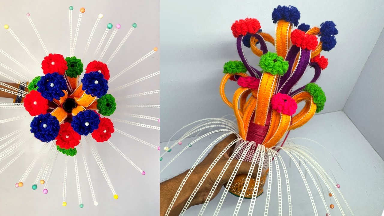 How to Make Guldasta From Bottle and Plastic Net.