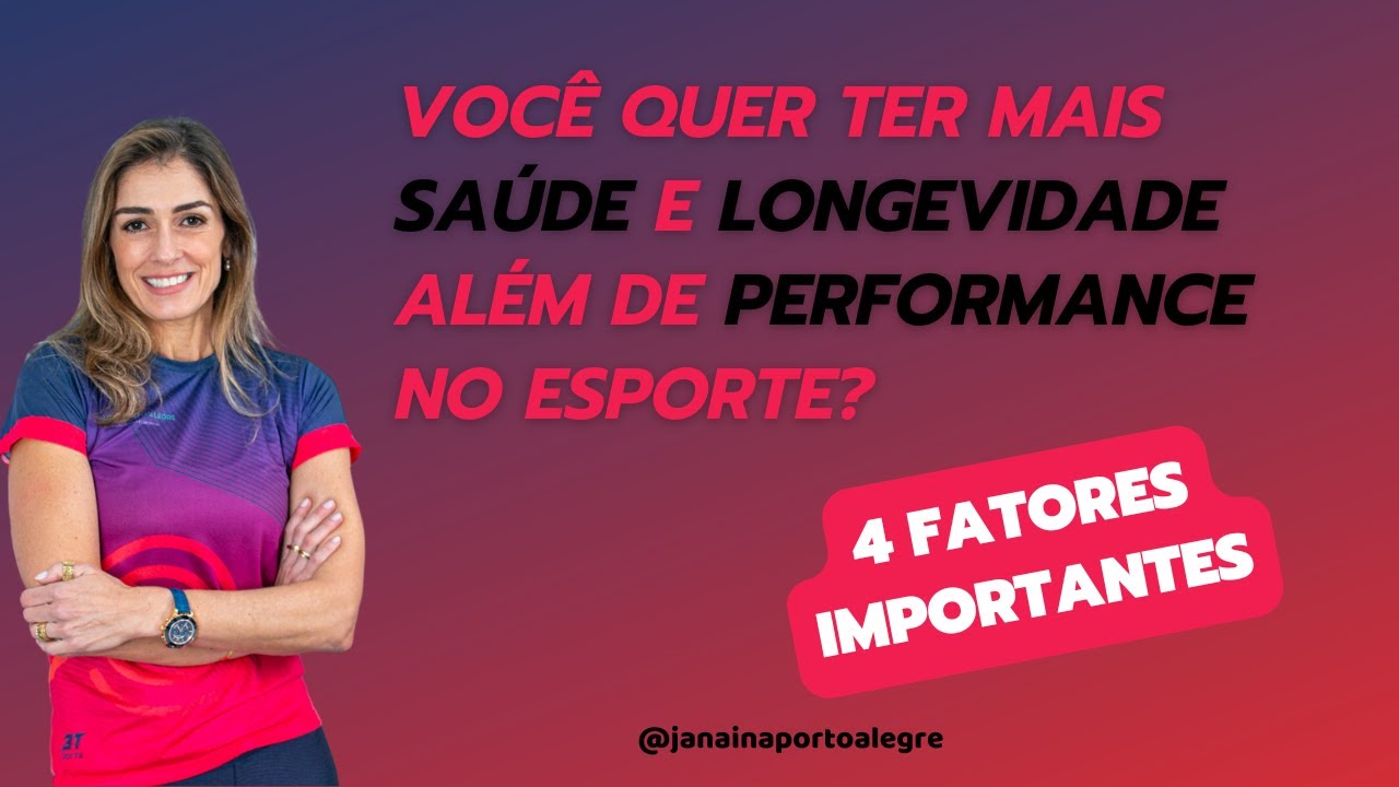 SAÚDE, PERFORMANCE e LONGEVIDADE no Esporte, será que é possível conseguir tudo isso?