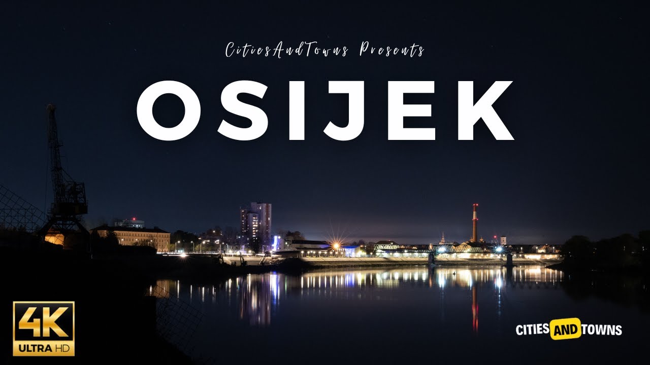 Osijek, Croatia 🇭🇷 in 4K Video by Drone ULTRA HD - Flying over Osijek, Croatia