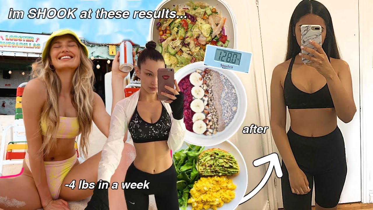 I TRIED THE VICTORIA'S SECRET MODEL DIET AND WORKOUTS FOR A WEEK AND THIS HAPPENED...