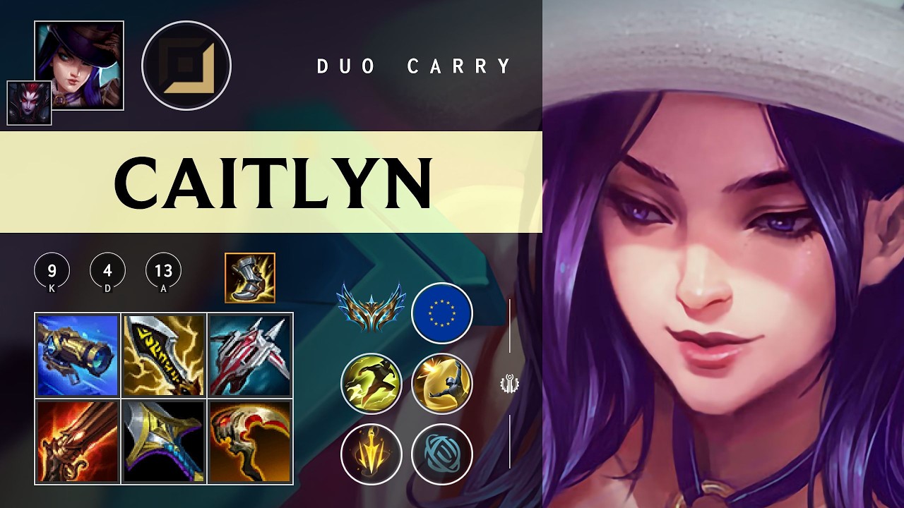 Caitlyn ADC vs Jinx - EUW Challenger Patch 26.05