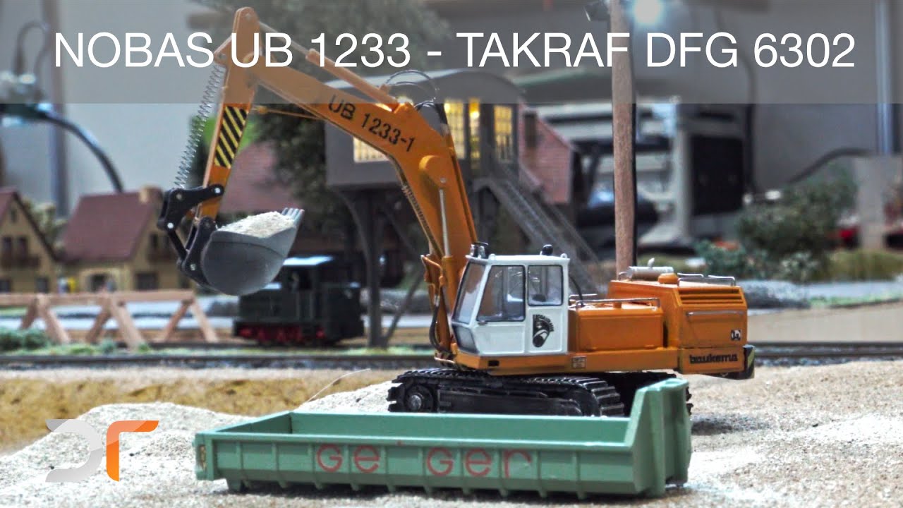 RC Mikromodell Nobas UB 1233 - TAKRAF DFG 6302 Dieselgabelstapler