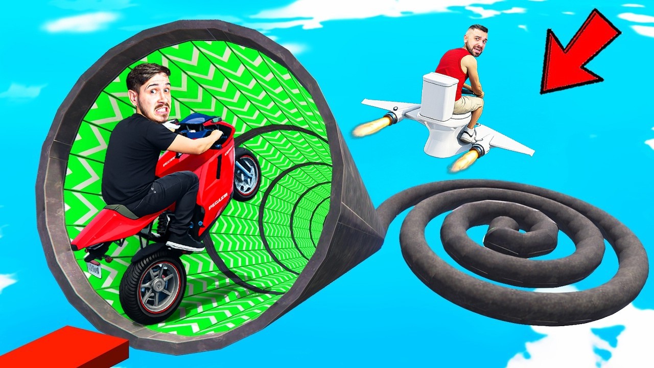 PRIJATELJ I JA SE TAKMIČIMO KO JE BOLJI U NAJTEŽOJ GTA 5 TRCI!