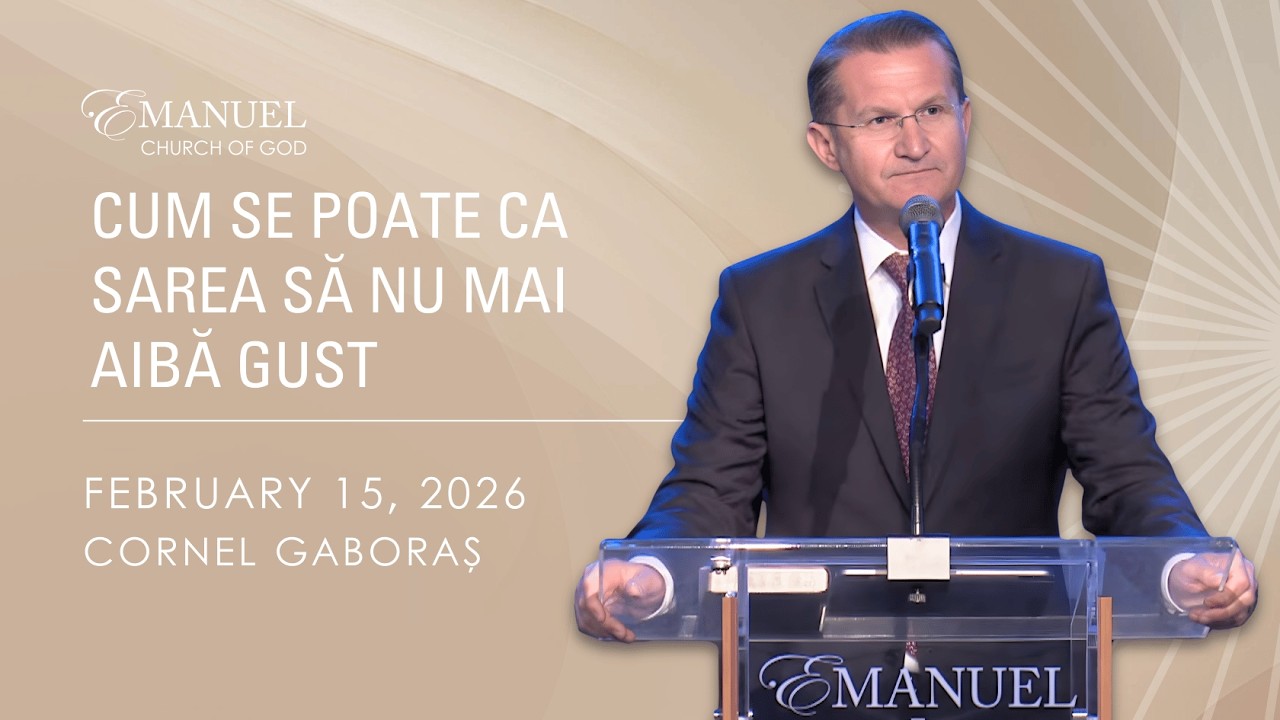 Cum se poate ca sarea să nu mai aibă gust - Cornel Gaboraș