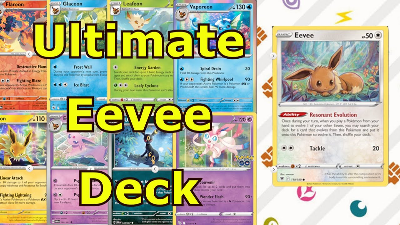 This Deck Plays All 8 Eeveelutions - PTCGL Winning Gym Battle Eevee Deck Gameplay