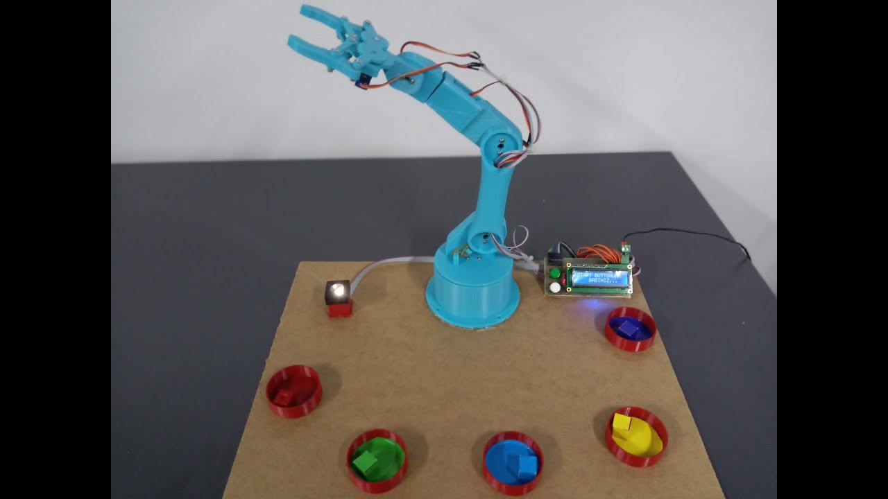 Renk Ayıran Robot Kol 5 Eksenli V3.0