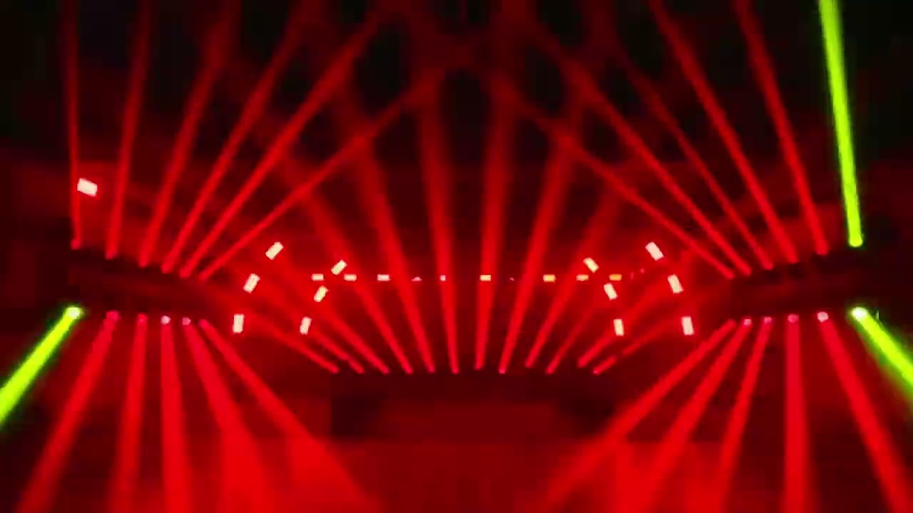 4KVJ Loop. Flight in abstract sci-fi neontunnel 