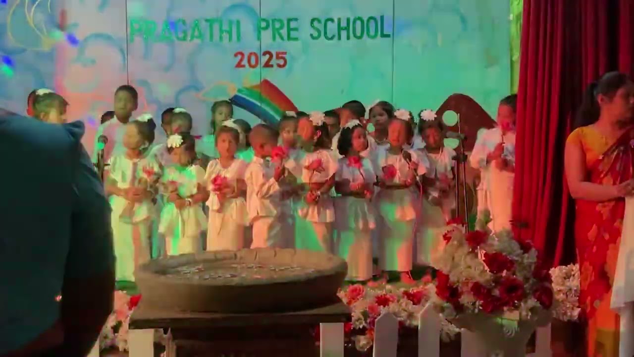 02. Pragathi Pre School song | 2025 Pragathi Pre School concert | Aluyama pibidunu