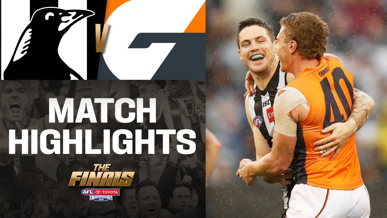 Collingwood v GWS Highlights | First Preliminary Final, 2019 | AFL