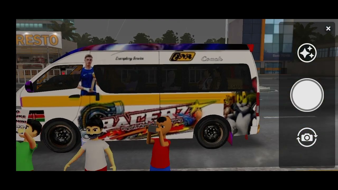 TOYOTA HIACE MOD💯 (ENA COACH SKIN) LET'S HIT 500 SUBSCRIBERS 
