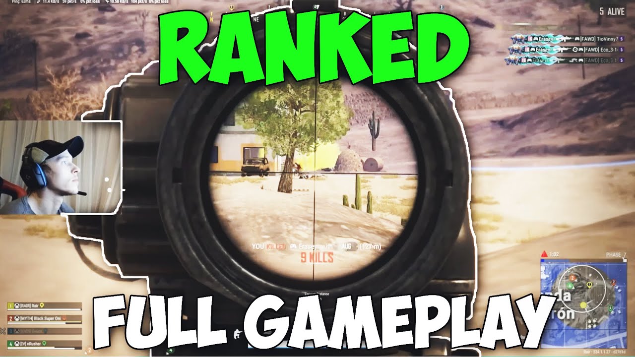 PUBG Console RANKED! (FULL GAMEPLAY #4) 1700+ DAMAGE!!