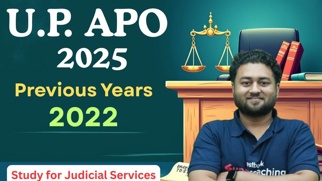 UP APO 2022 Paper Analysis || #vishalsir #apo #upapo  Study for Judicial Services