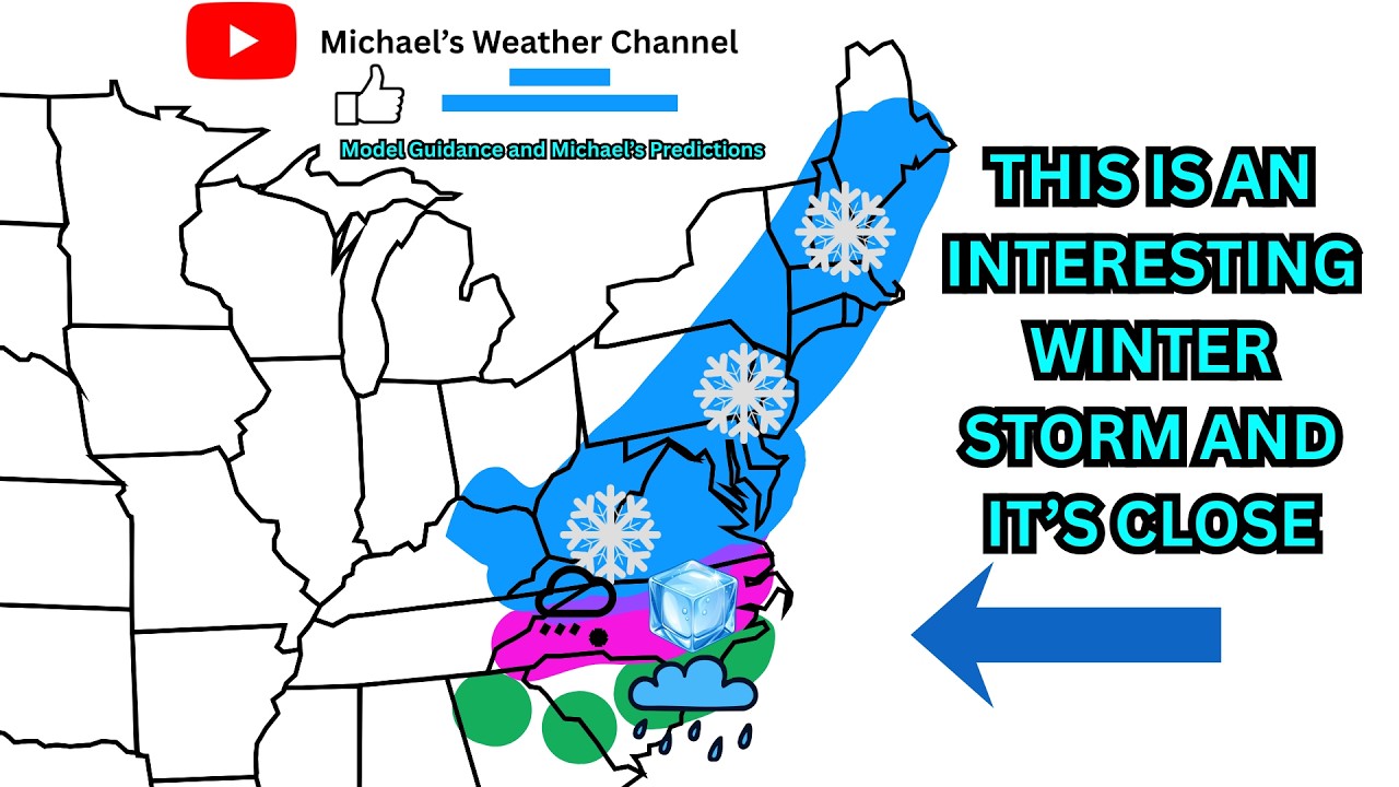 SNOW AND ICE THREAT FOR THE EASTERN US!!! Who will get this storm? Severe Weather possible soon too.