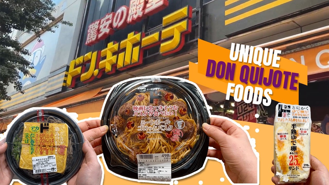 【Don Quijote Japan】Unique Japanese Bento Boxes  | Donki Food Review & Don Quijote Food Haul