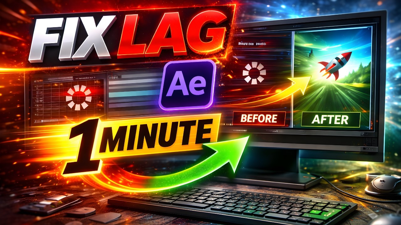 How to Stop After Effects From Lagging