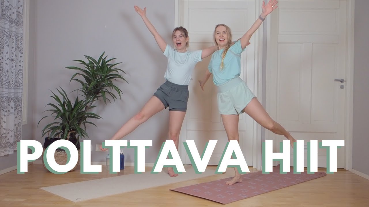 TEHOKAS HIIT-TREENI | Sopii my&ouml;s aloittelijalle, 12min kotitreeni