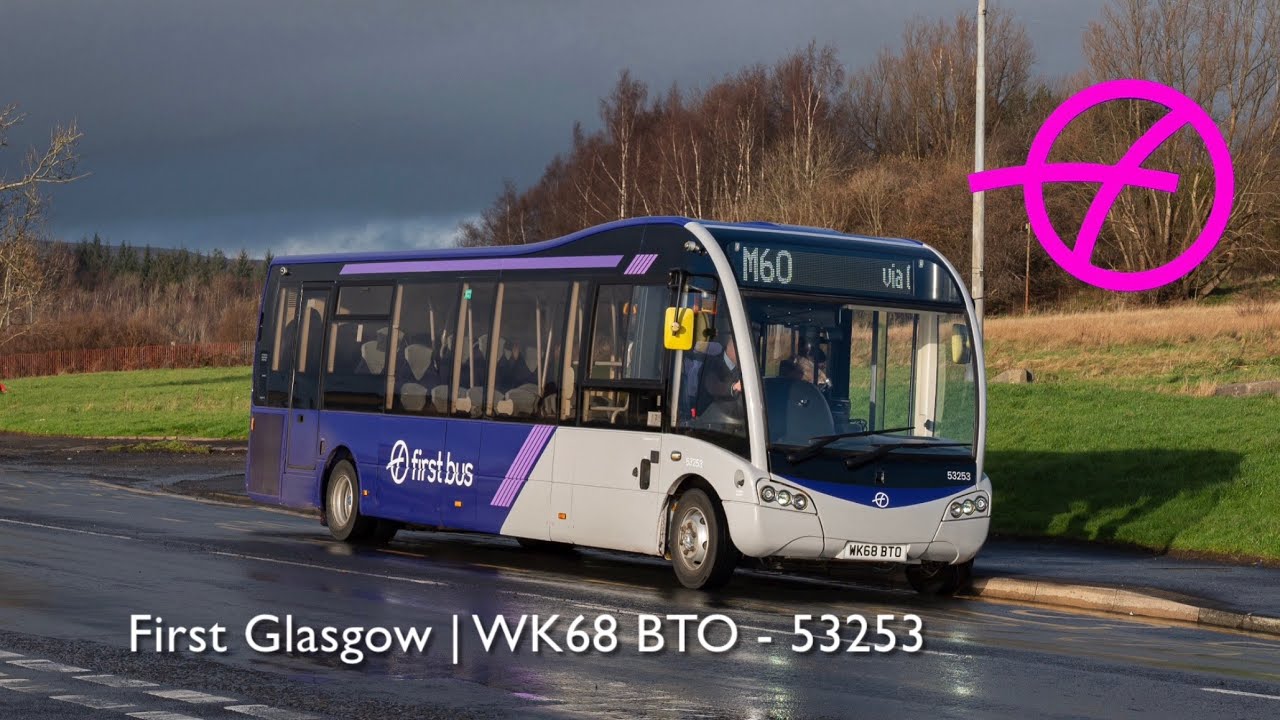 [𝙏𝙧𝙖𝙣𝙨𝙛𝙚𝙧] First Glasgow | WK68 BTO - 53253 | Optare Solo SR M9950SR (€6 - Allison)